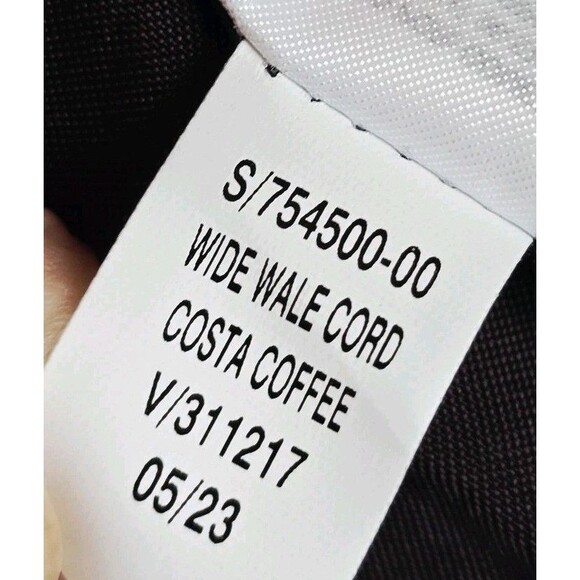 Banana Republic Wide Wale Costa Coffee Brown Corduroy Oversized Blazer Size 14 - Picture 14 of 16